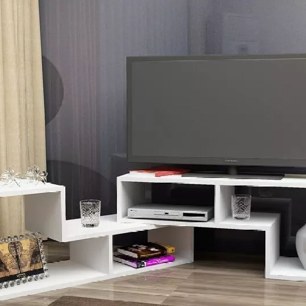 NACION MUEBLES - CENTRO DE ENTRETENIMIENTO EMILY BLANCO NM