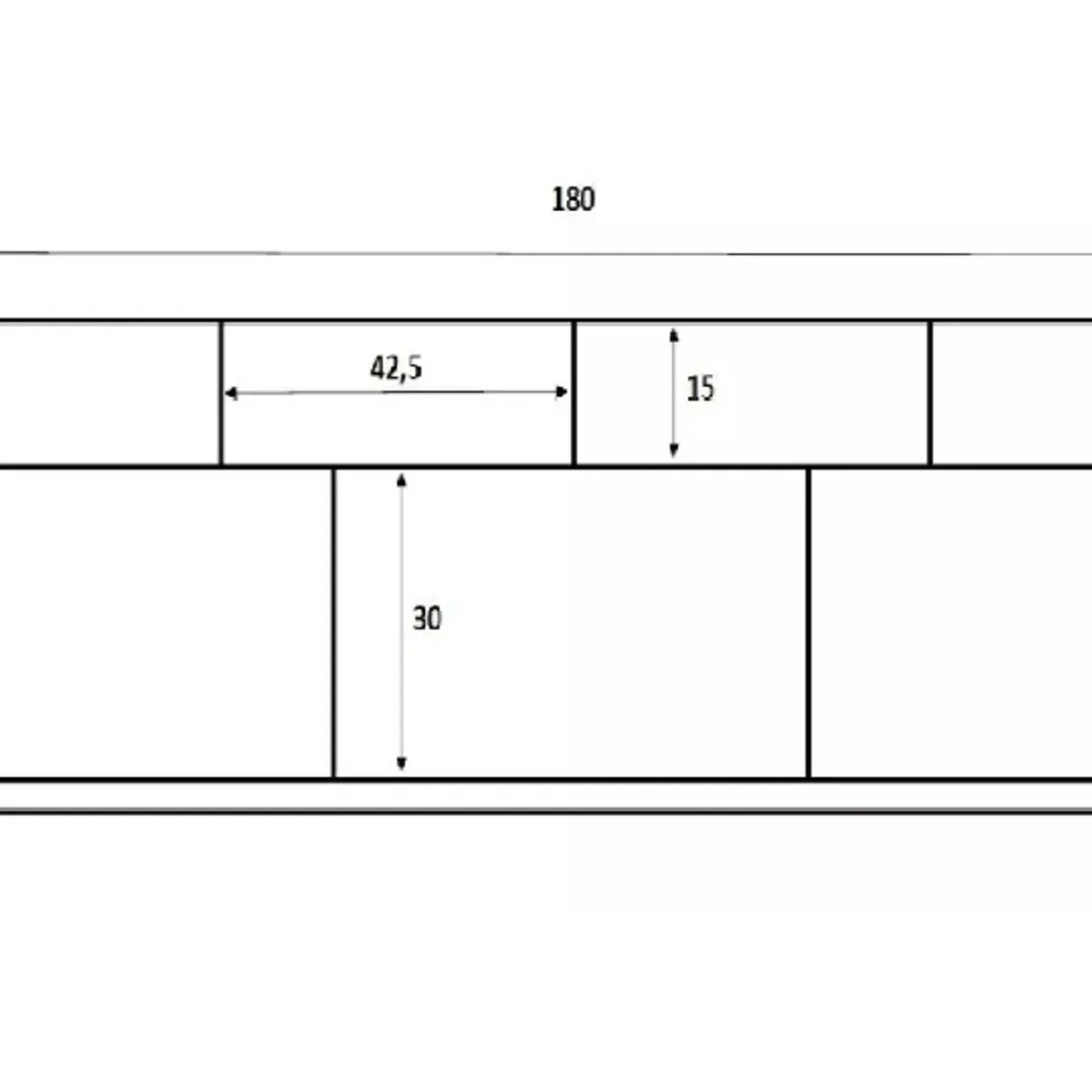NACION MUEBLES - CENTRO DE ENTRETENIMIENTO ISABELLA BLANCO NM