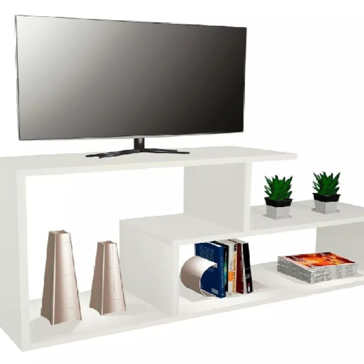 NACION MUEBLES - CENTRO DE ENTRETENIMIENTO ABIGAIL BLANCO NM