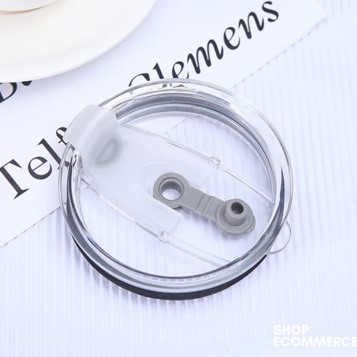 GENERICO - Taza de acero inoxidable con pajita 600ml