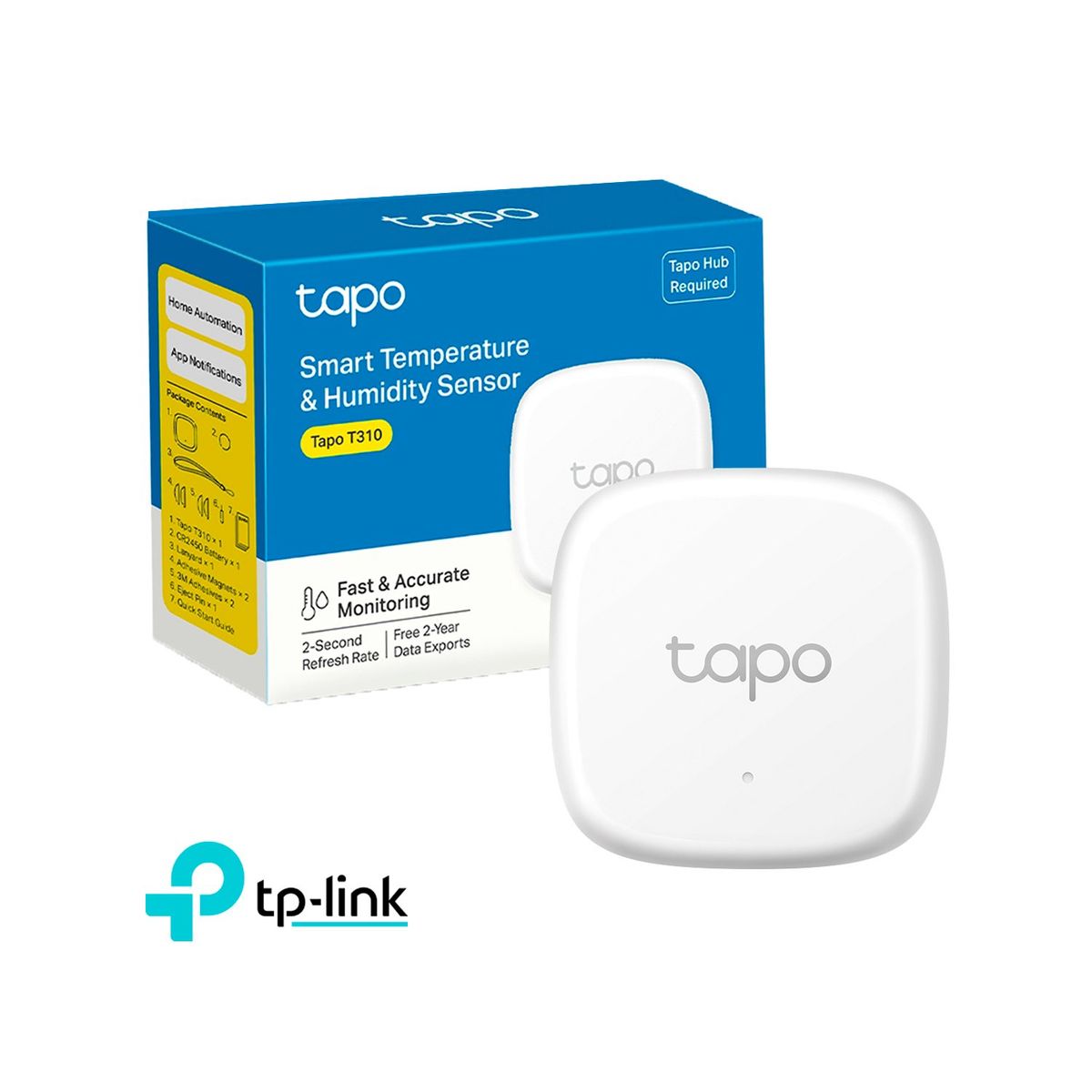 TP LINK - Tp-Link Tapo T310 Sensor Humedad y Temperatura Actualiza en 2 Segundos