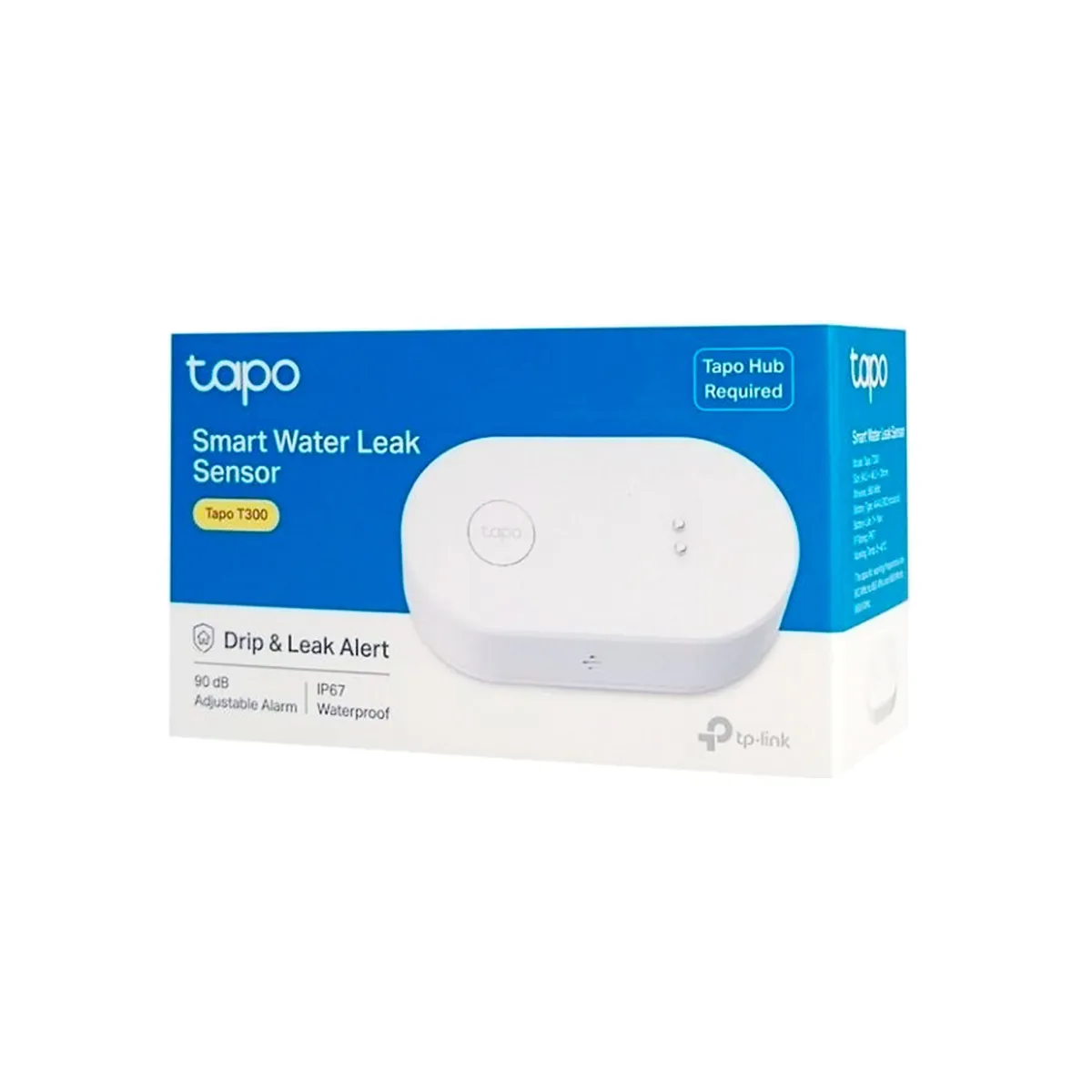 TP LINK - Sensor Fugas de Agua Tp-Link Tapo T300 90dB IP67 Inteligente