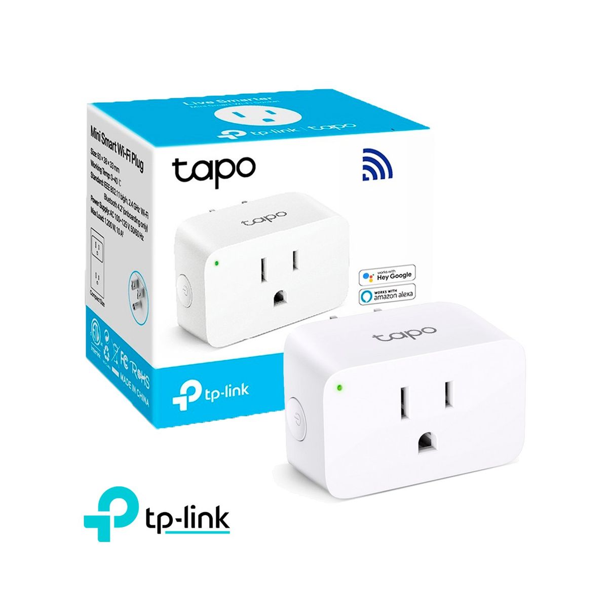 TP LINK - Tp-Link Tapo P105 Enchufe Mini inteligente Wi-Fi Modo Ausente