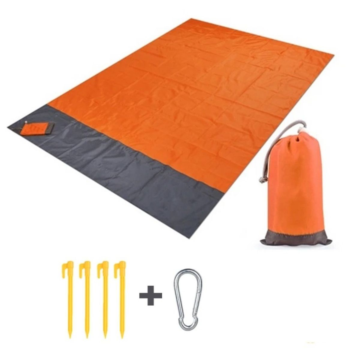 GENERICO - MANTA PARA PICNIC - NARANJA