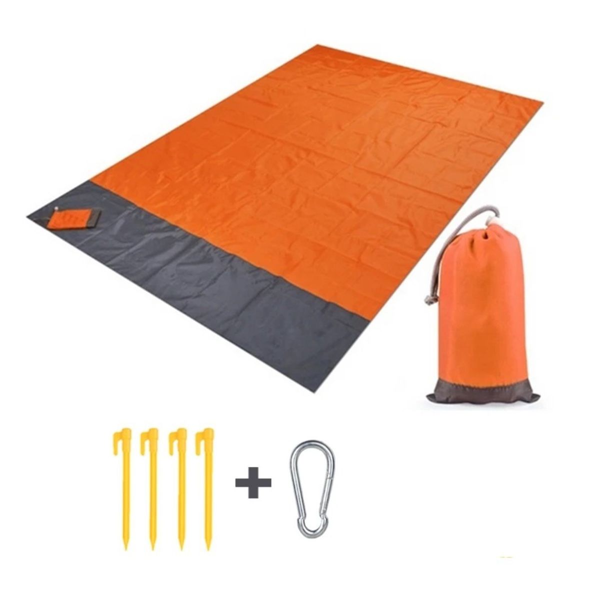 GENERICO - MANTA PARA PICNIC - NARANJA