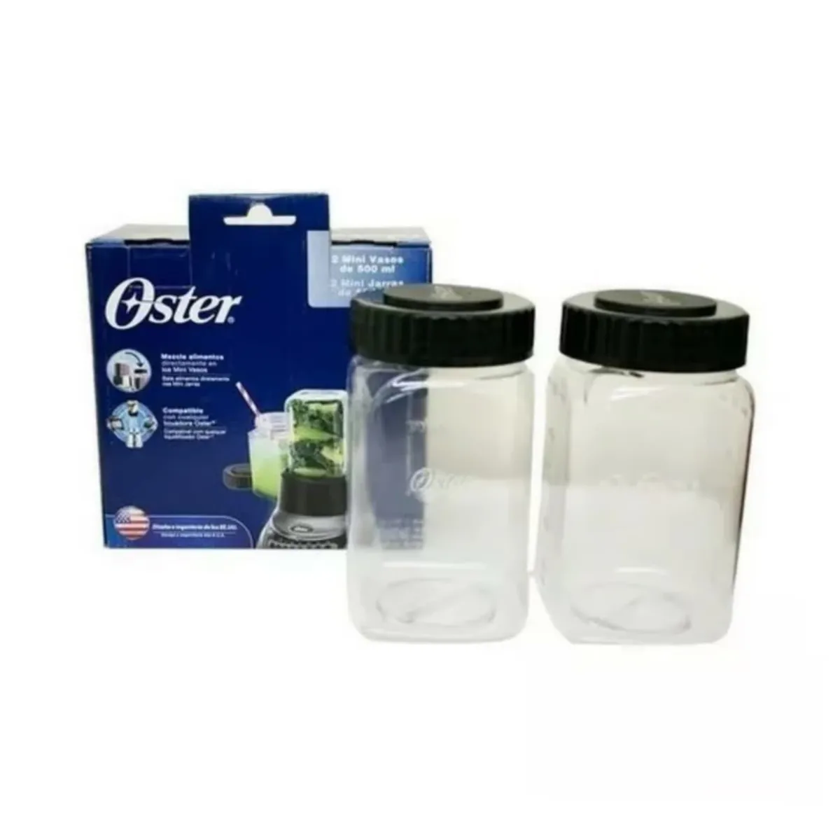 OSTER - 2 Mini jarras Oster® de 500ml BLSTMJ 500