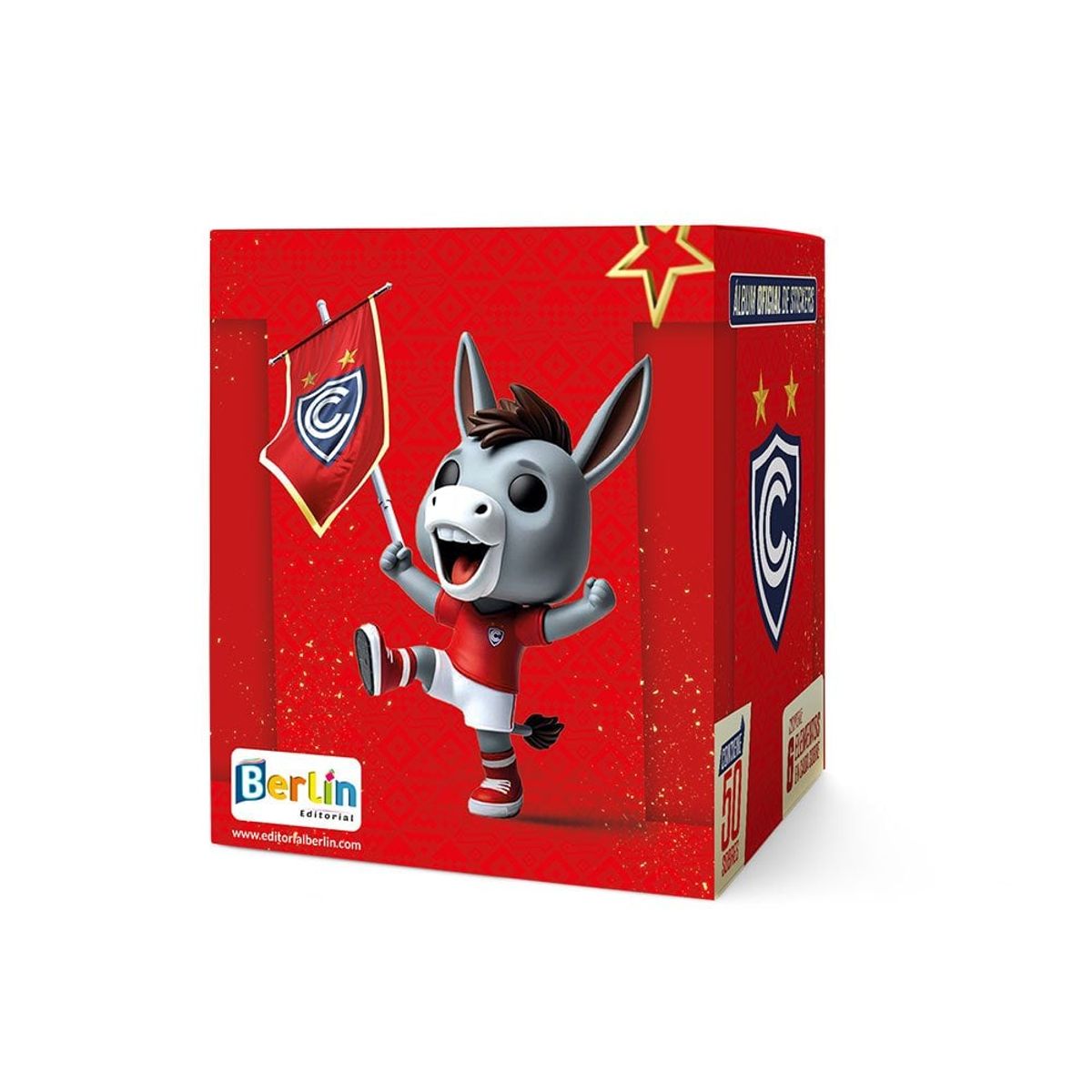 EDITORIAL BERLIN - Album Cienciano, 1 álbum tapa blanda + 1 paqueton (50 sobres)