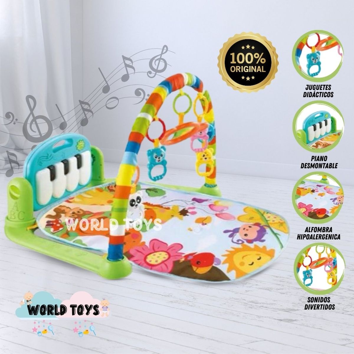 BABY - Gimnasio para Bebé «BISERK» Green