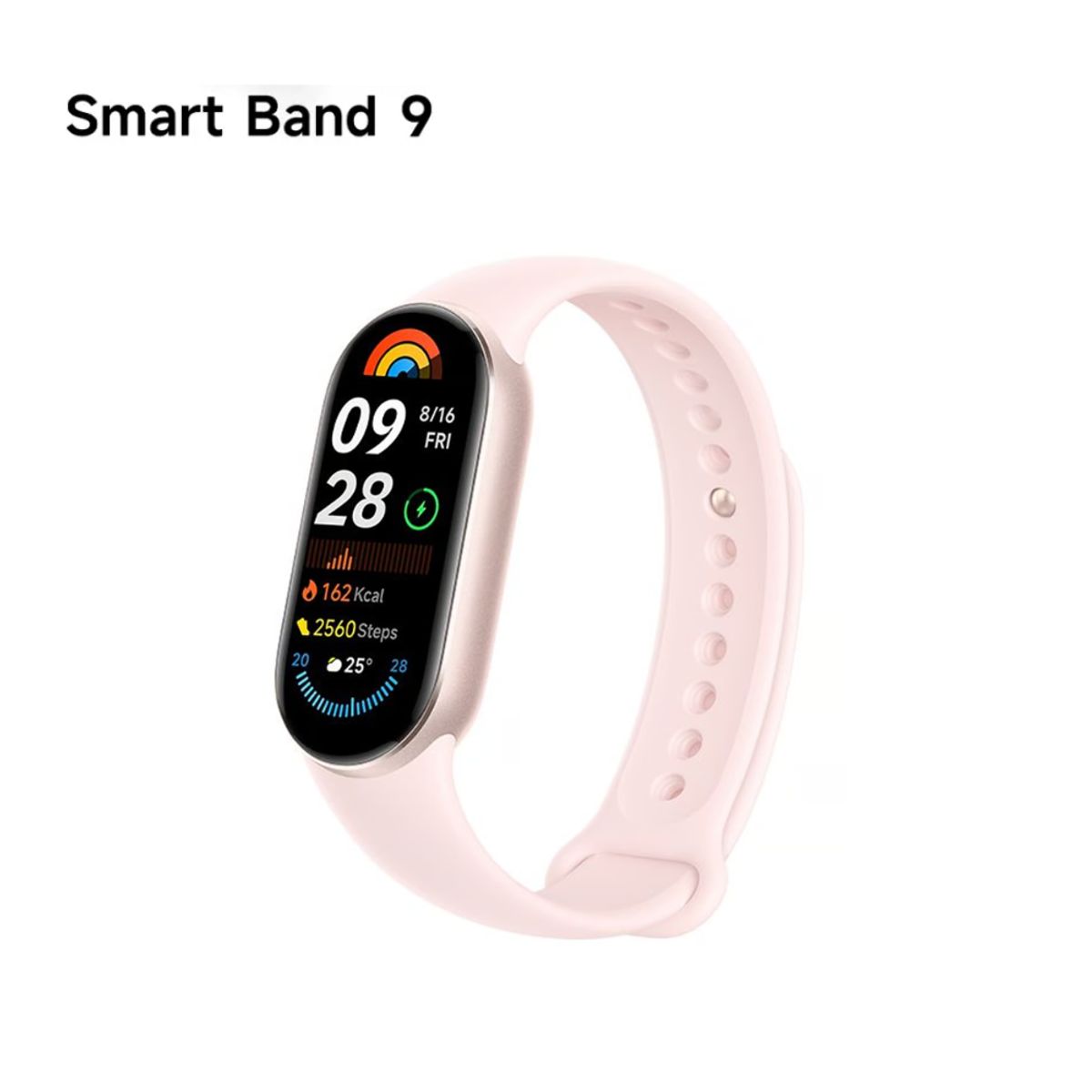 XIAOMI - Xiaomi Smart Band 9 Bluetooth Pantalla Amoled 1.62” Hasta 21 días - MR