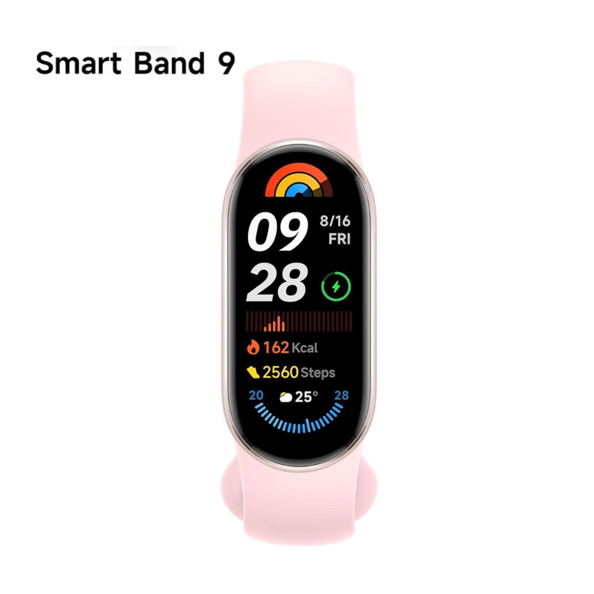 XIAOMI - Xiaomi Smart Band 9 Bluetooth Pantalla Amoled 1.62” Hasta 21 días - MR