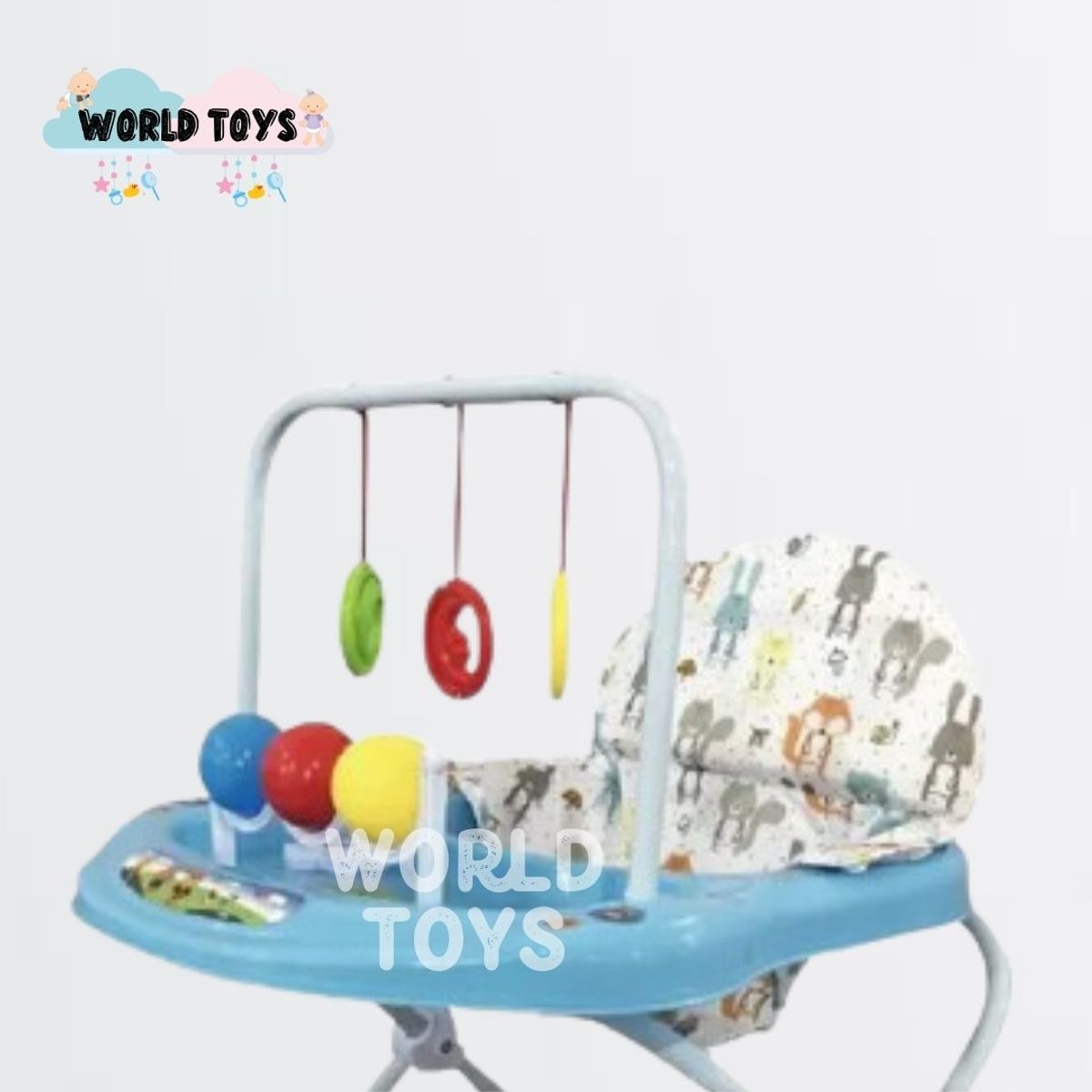 BABY HAPPY - Andador Para Bebé Baby Happy «BOLITAS II»  GRAY