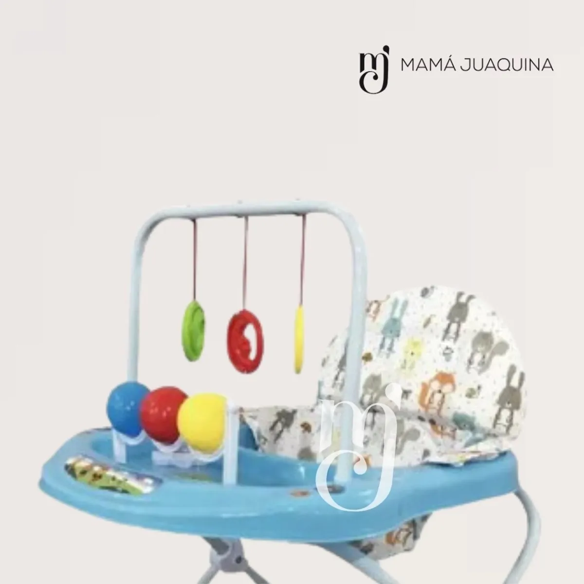 BABY HAPPY - Andador Para Bebé Baby Happy «BOLITAS II» Gray