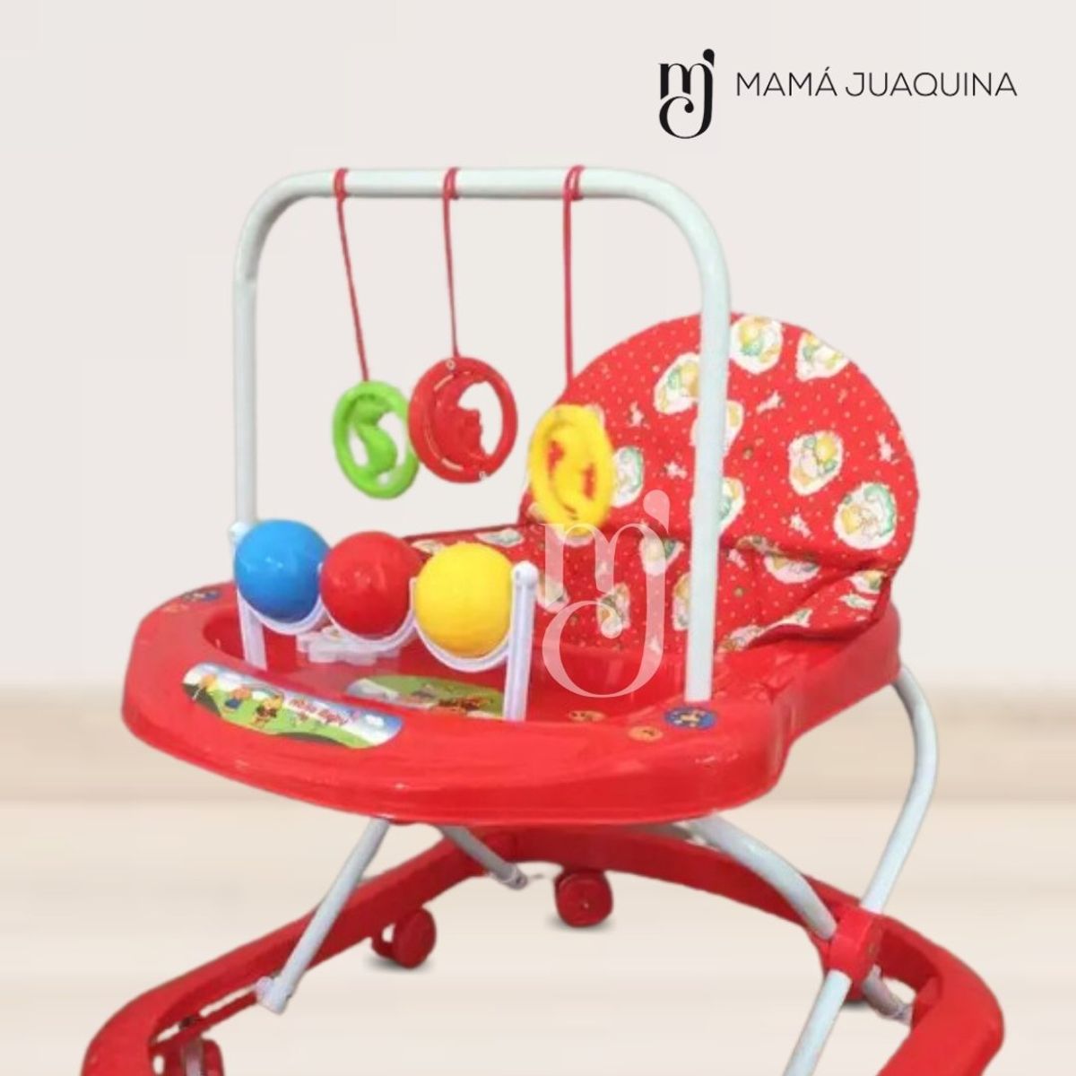 BABY HAPPY - Andador Para Bebé Baby Happy «BOLITAS II» Red