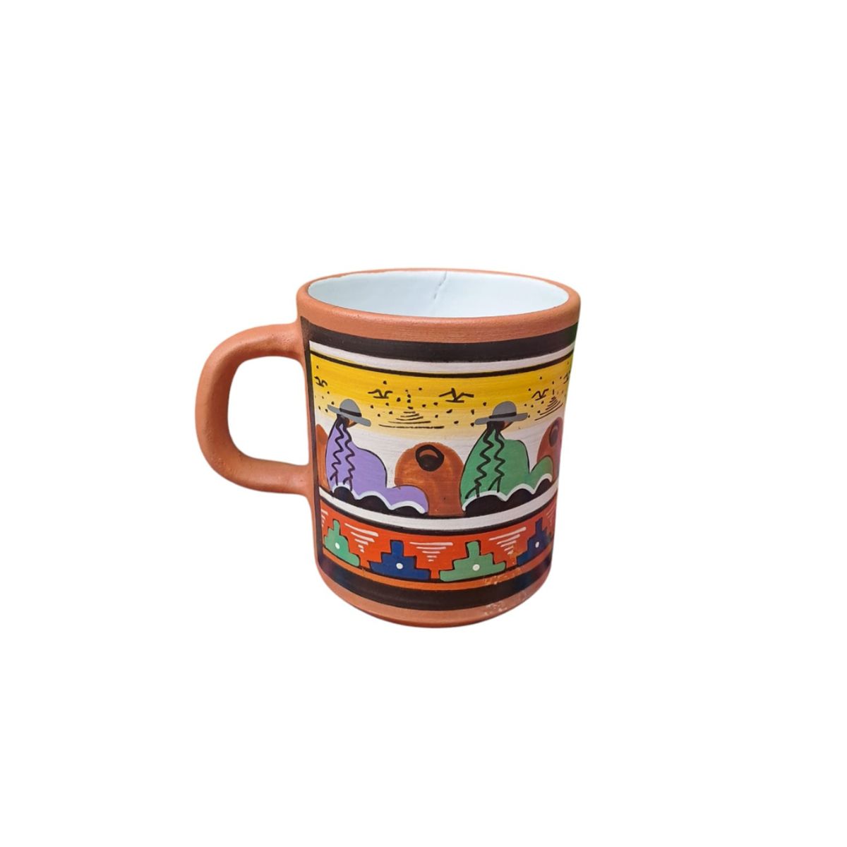 ACHALLAY ARTESANIA DE BARRO - Taza Artesanal 250 ml Color Aleatorio