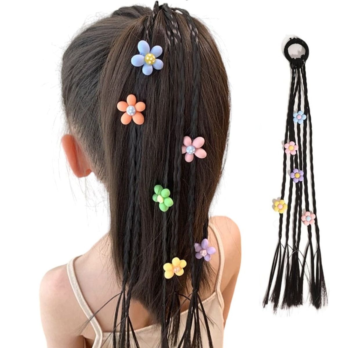 GENERICO - Trenzas postizas para el cabello accesorios para niñas