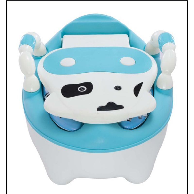 GENERICO - Bacín de Entrenamiento para Bebé y Niños Osito Celeste