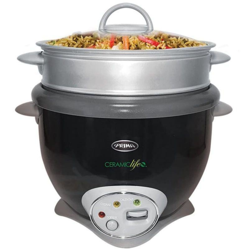 PRIMA - OLLA AROCERA CON FUNCION SOFRITO PRIMA RC1018D-BL