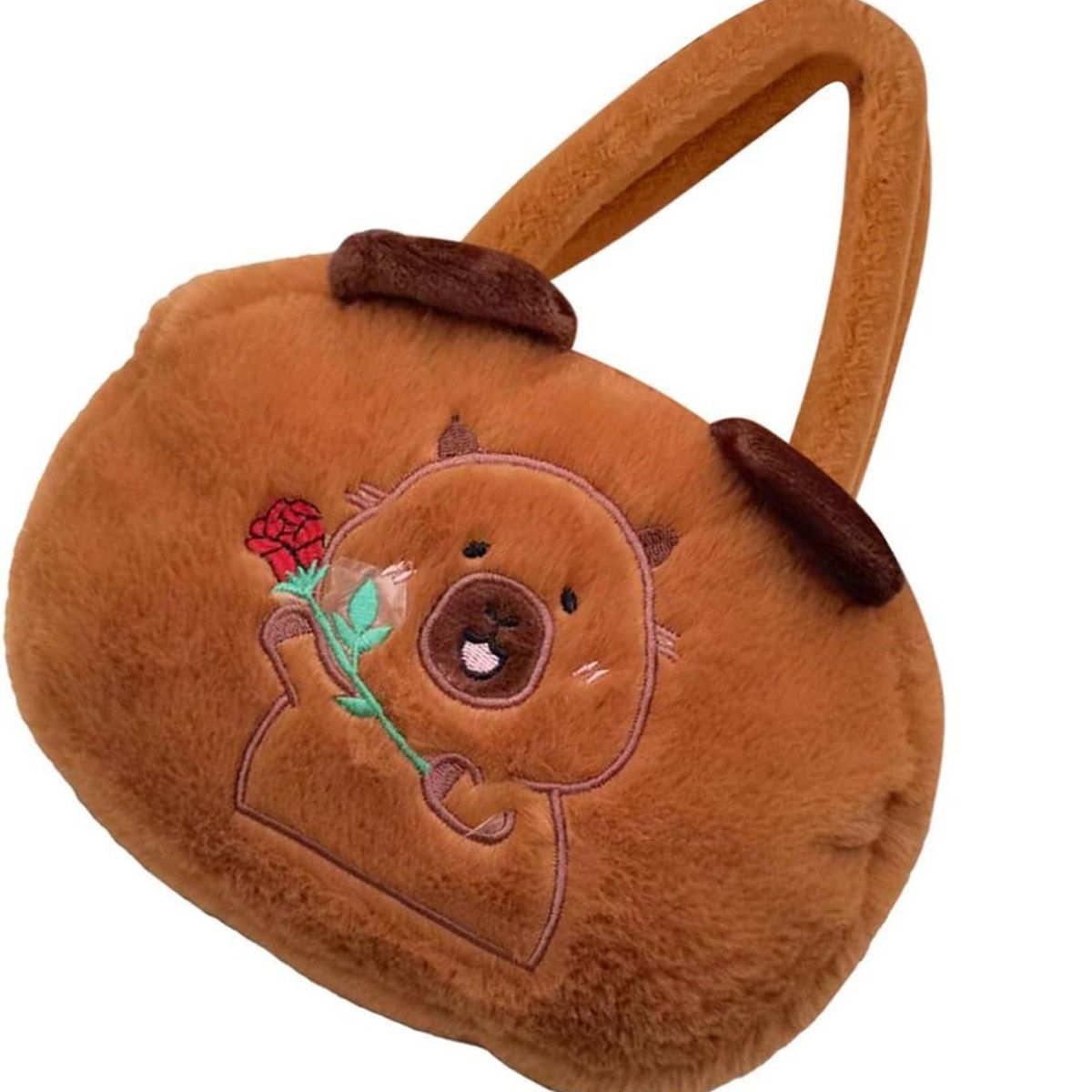 GENERICO - Bolso de mano capibara morral animado