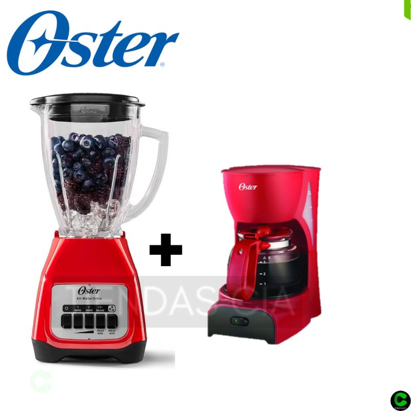 OSTER - COMBO OSTER LICUADORA BLSTKAGRPB-053 Y CAFEETERA BVSTDCD5R5