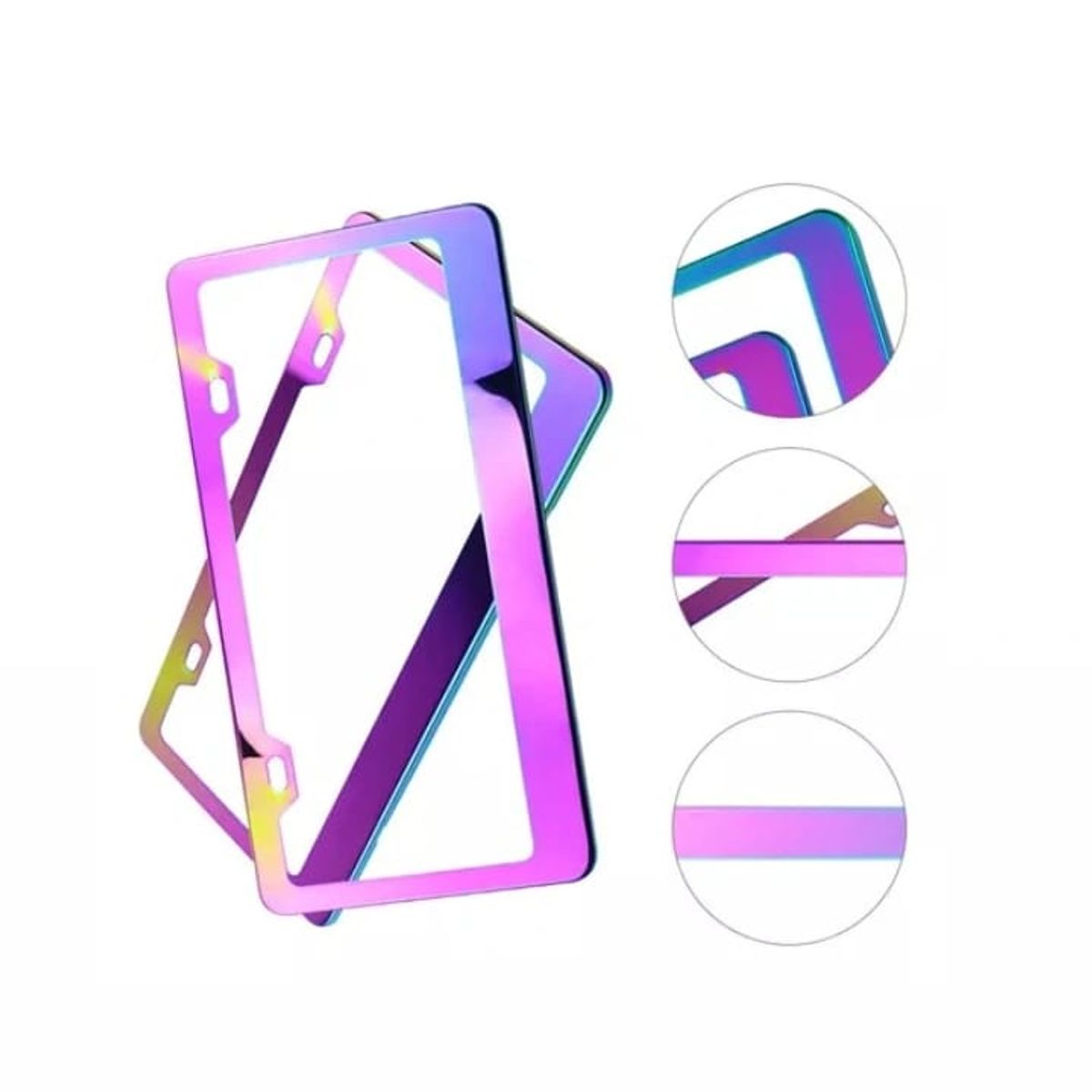 GENERICO - Porta Placa Metal Tornazol Universal