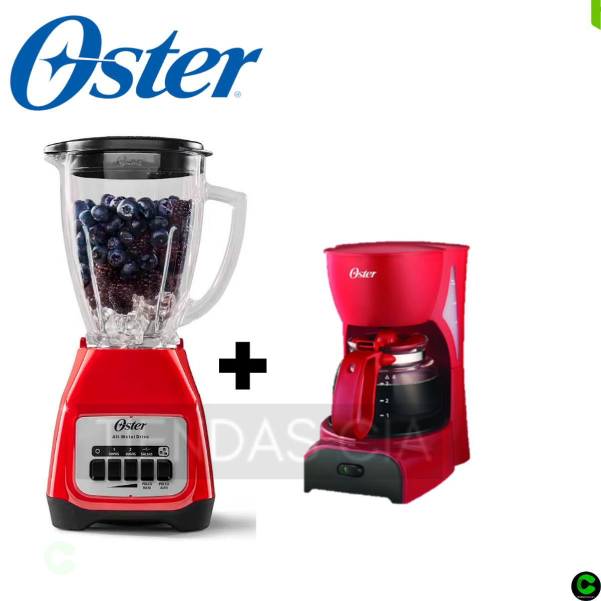 OSTER - COMBO OSTER LICUADORA BLSTKAGRPB-053 Y CAFEETERA BVSTDCD5R5