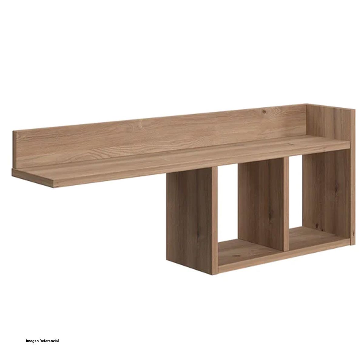 GENERICO - Repisa Flotante Melamina 80x35x20cm Castaño