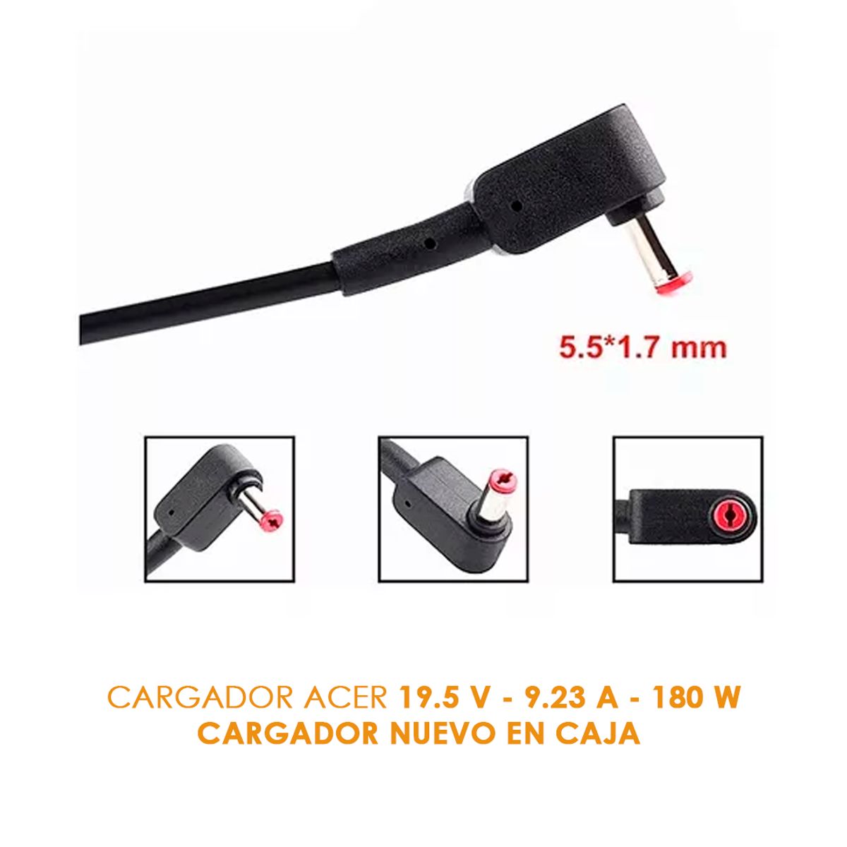 OEM - Cargador ACER PREDATOR 180w 19-5v 9-23a NUEVO ORIGINAL