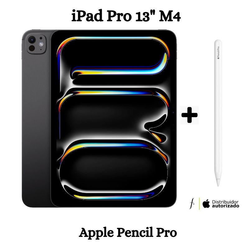 APPLE - IPAD PRO 13” CHIP M4 256GB WIFI - SPACE BLACK + APPLE PENCIL PRO