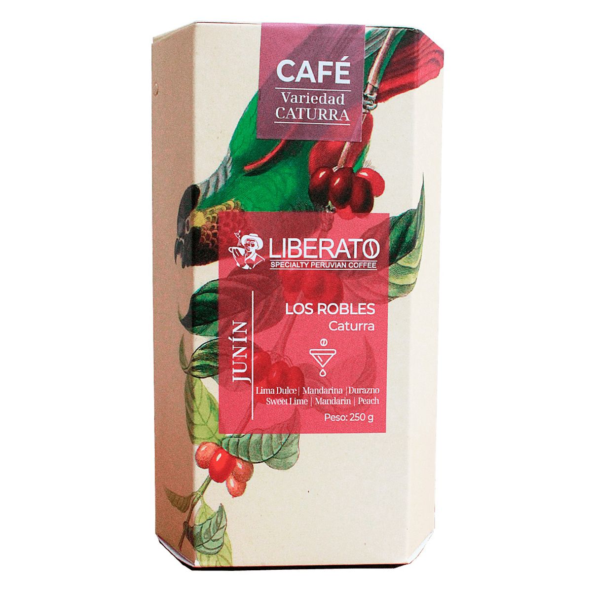 LIBERATO - Café Caturra Liberato Los Robles Molido Medio x 250g