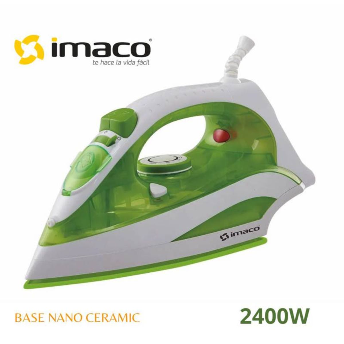 IMACO - Plancha IMACO a Vapor con Base Cerámica ETA2288
