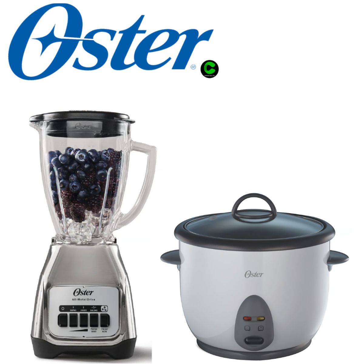 OSTER - COMBO OSTER LICUADORA  BLSTKAG NPB -053 Y OLLA ARROCERA CKSTRC1700W053