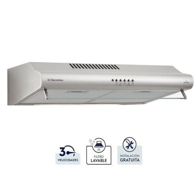 ELECTROLUX - Campana Empotrable Electrolux 60 cm Eléctrica Tradicional EJSE242TBIS