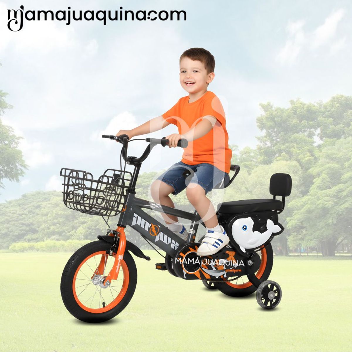 IMPORTADO MC - Bicicleta Para Niño Aro 12 «NOODLE» Orange