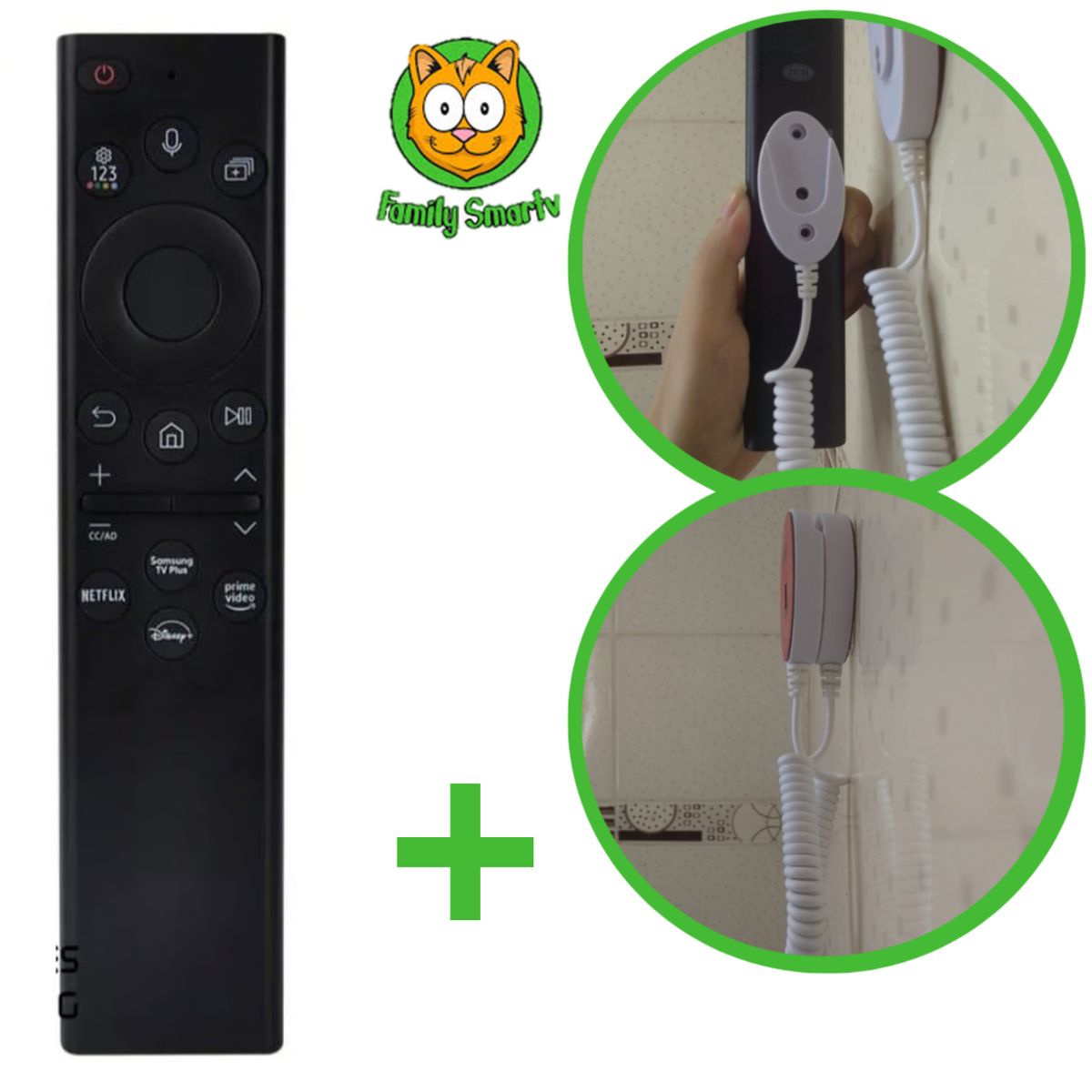 GENERICO - Control Samsung Smart Tv con Voz 2022 + Soporte Pagable