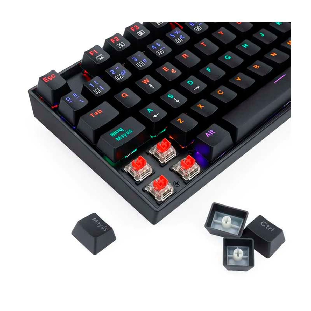 REDRAGON - TECLADO REDRAGON K552 KUMARA NEGRO SRED