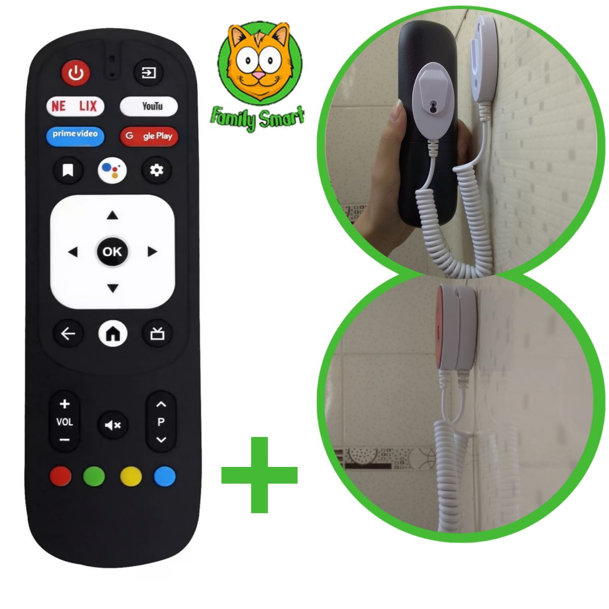 GENERICO - Control Remoto para Jvc Smart Tv RM-C3287 +Soporte Pagable