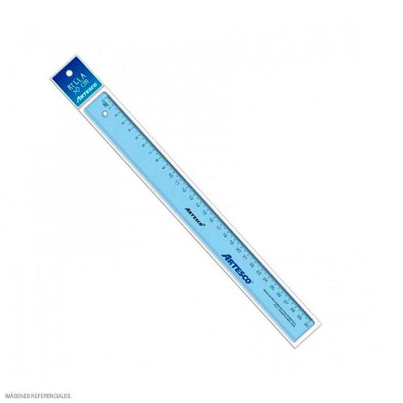 ARTESCO - REGLA ARTESCO 30 CM TRANSPARENTE