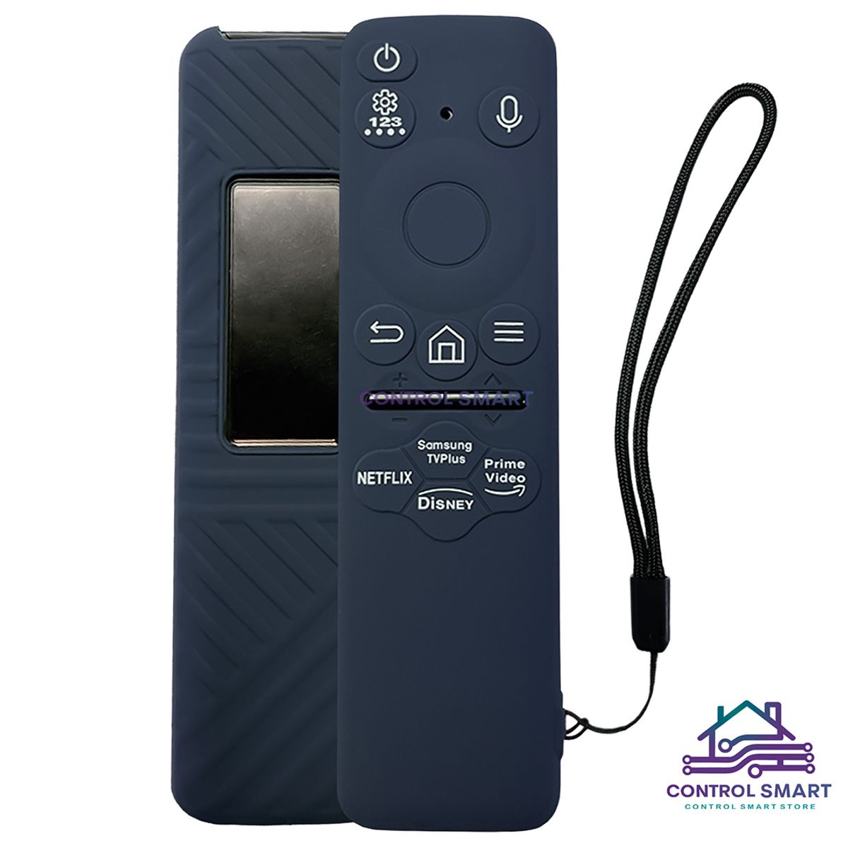 CASE - Funda Cerrada Para Control Samsung Solar Smart Tv Modelo 2024 Azul