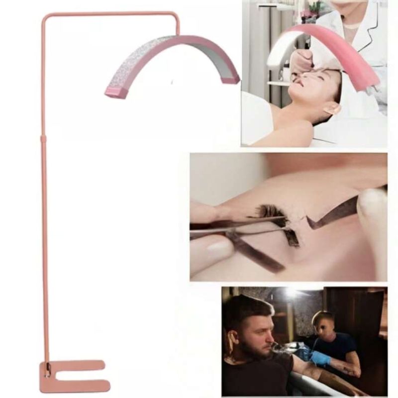 GENERICO - Lampara Led Media Luna Pro Soporte Suelo y Celular Control Remoto 36W
