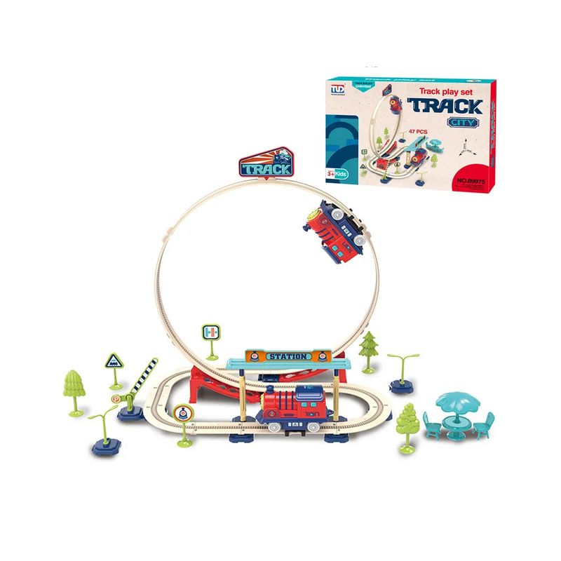 GENERICO - Pista Tengleader Tren 60 piezas