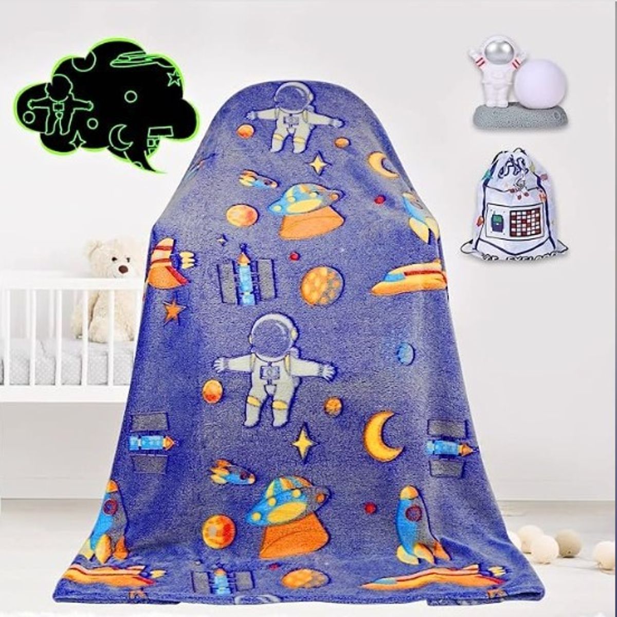 GENERICO - Manta luminosa niños astronauta