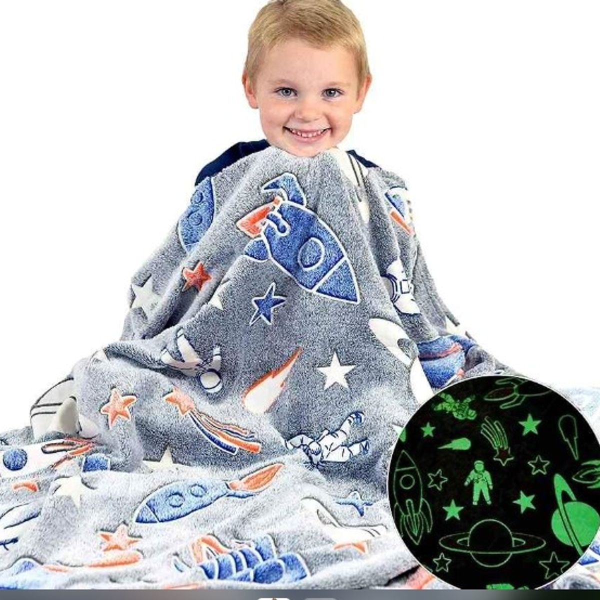 GENERICO - Manta luminosa niños astronauta