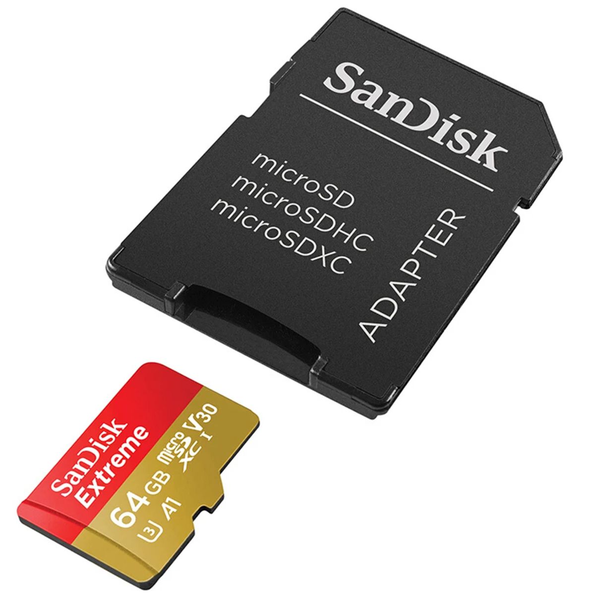 SANDISK - Memoria micro sd  sandisk extreme 64 gb 4K 170MB/s