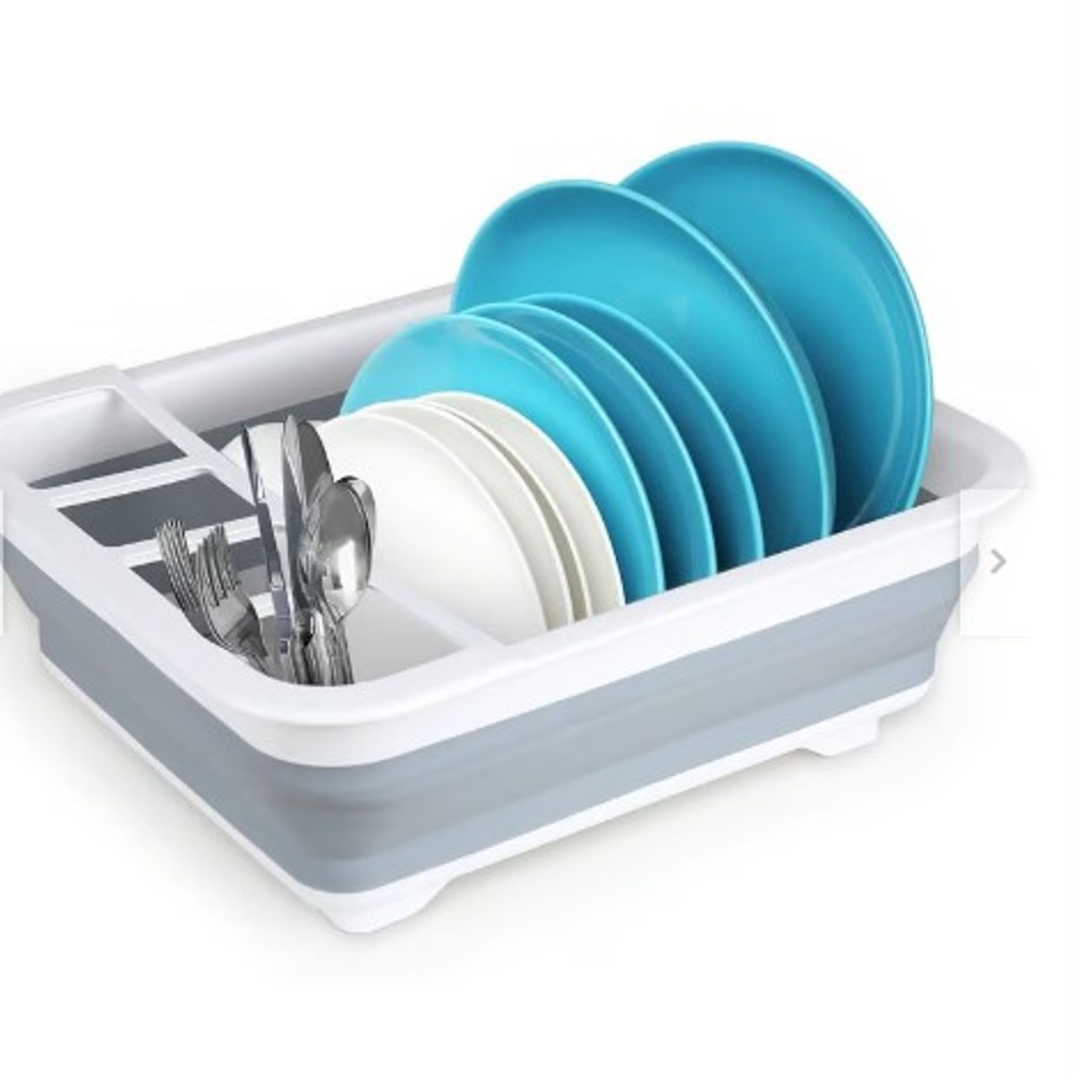 GENERICO - Escurridor De Platos Plegable De Vajilla Y Loza Para Lavaplatos