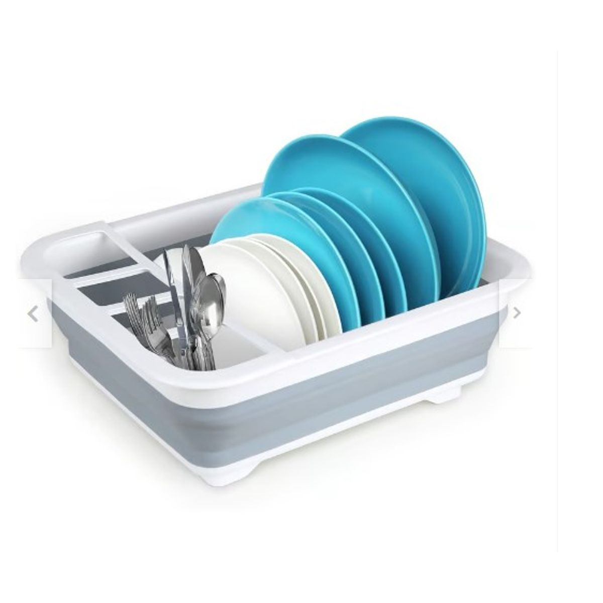 GENERICO - Escurridor De Platos Plegable De Vajilla Y Loza Para Lavaplatos