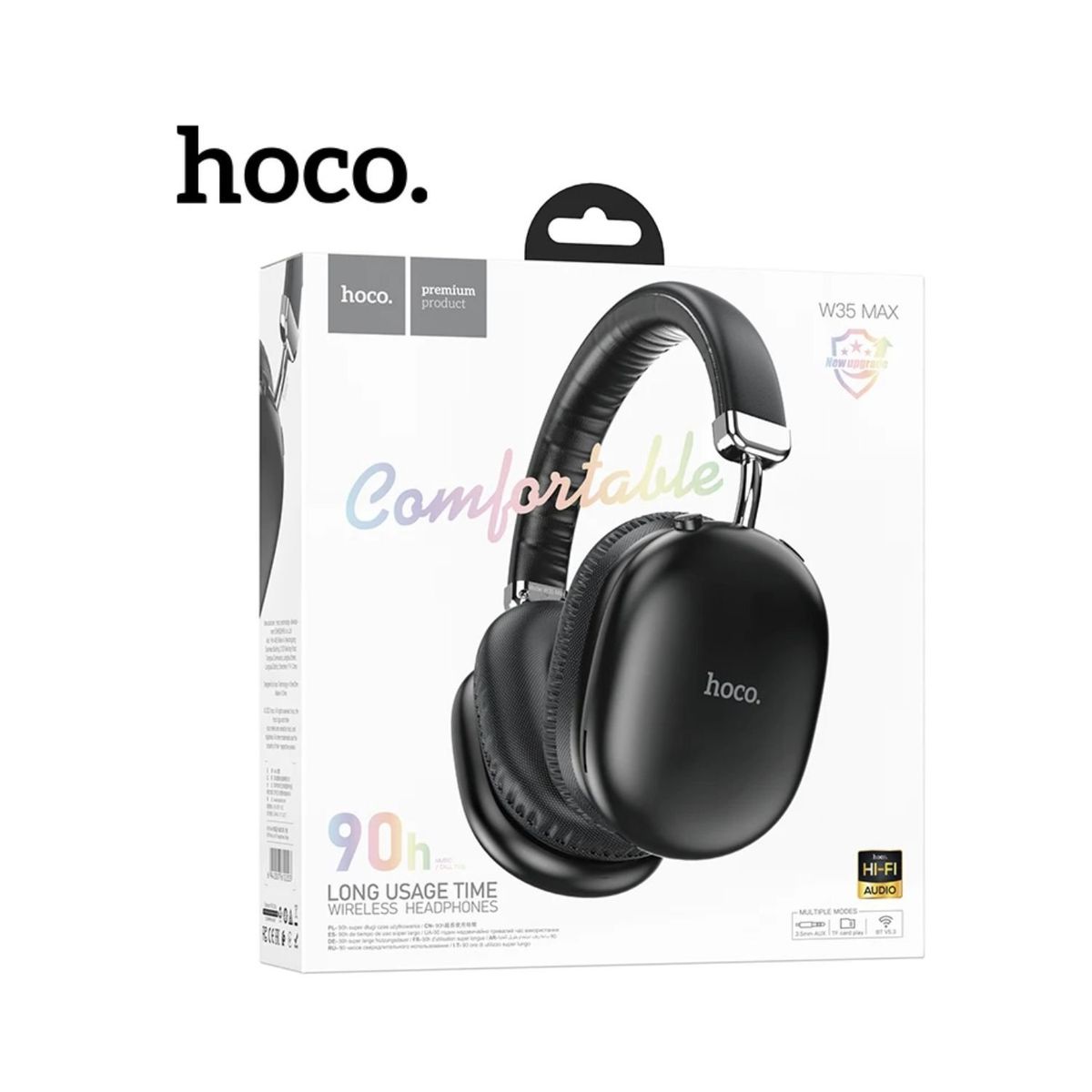 HOCO - Audífono Inalámbrico  Bluetooth 5.3  Hoco W35 MAX - 90 Horas
