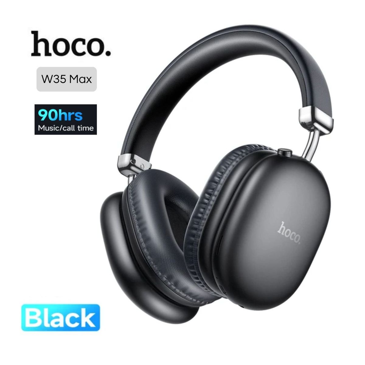 HOCO - Audífono Inalámbrico  Bluetooth 5.3  Hoco W35 MAX - 90 Horas