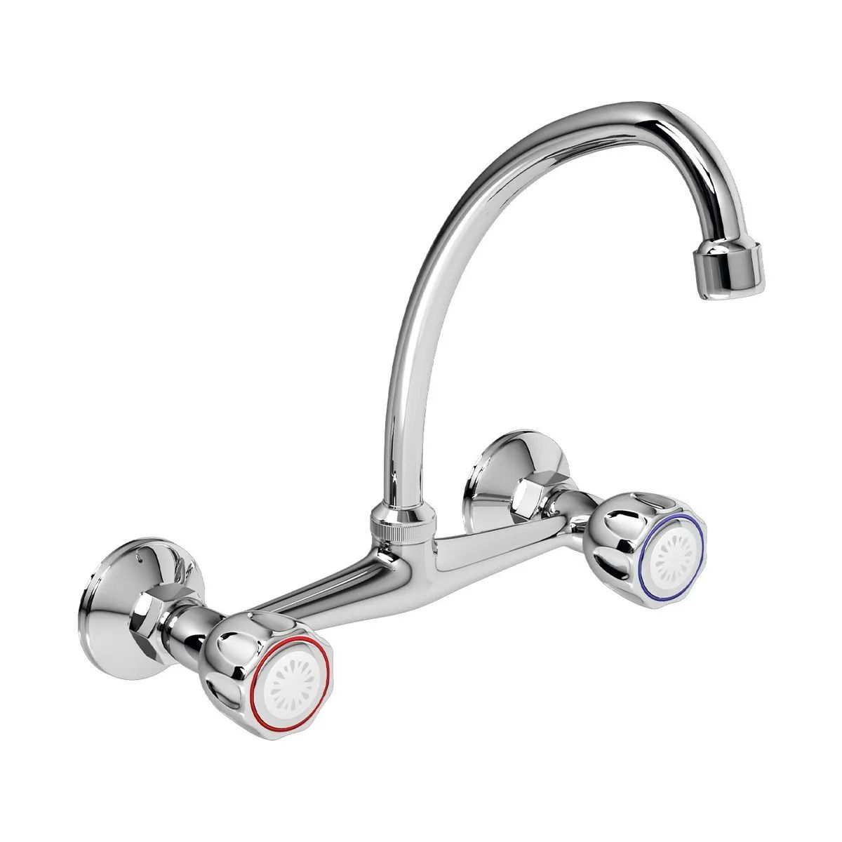 ITALGRIF - Mescladora Tipo Ganso para Cocina Cromado Italgrif