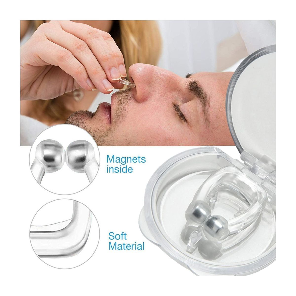 OEM - Clip Anti Ronquido Magnético Caja x 4 Unidades