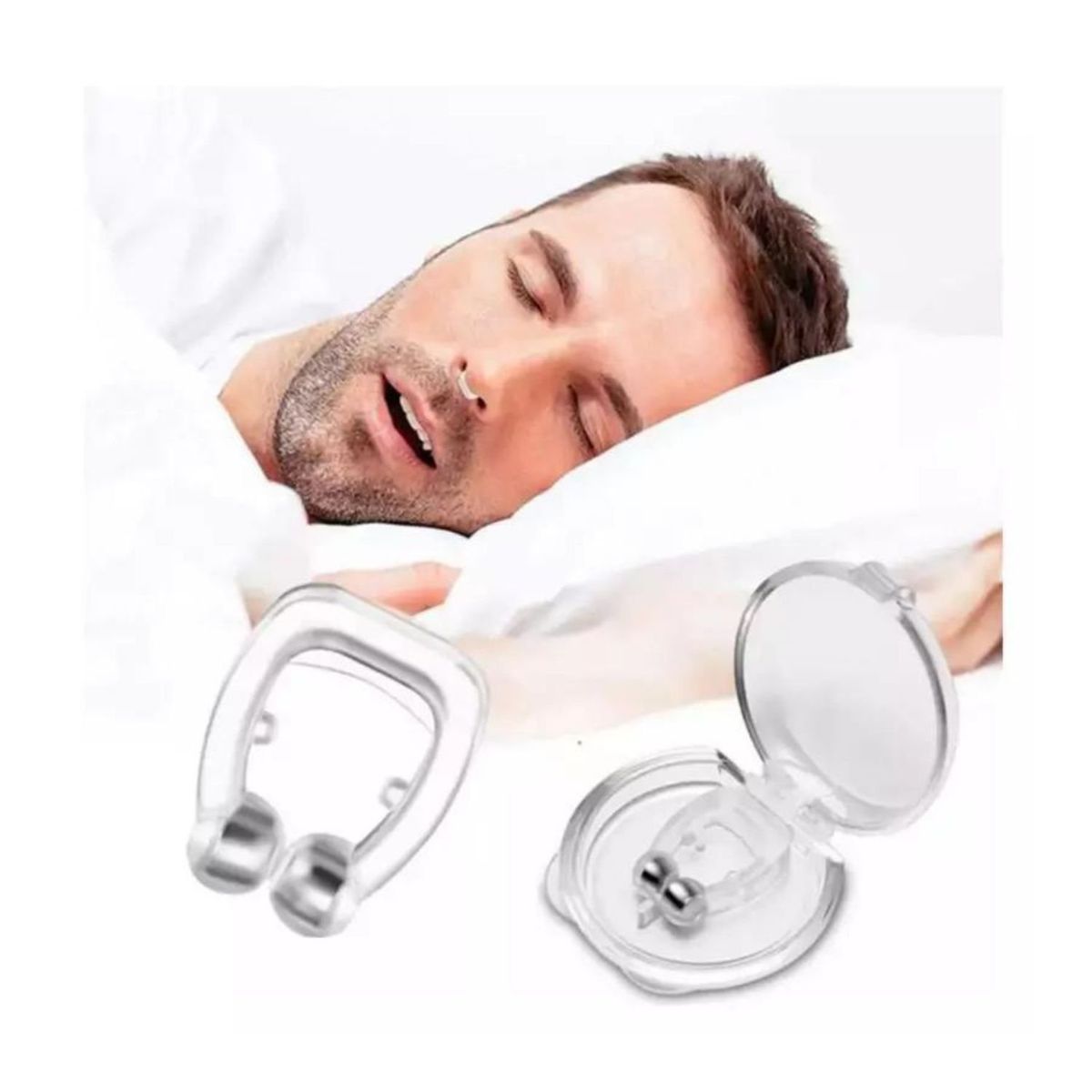 OEM - Clip Anti Ronquido  Para Dejar De Roncar x 4 Unidades